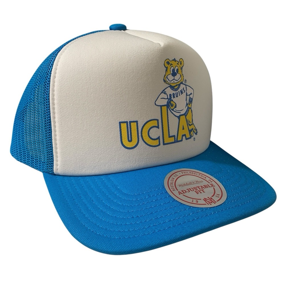 '47 Brand UCLA Bruins Foam Retro Blue Trucker Adjustable Snapback Hat Cap OSFM
